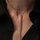 The White Gold Tassel Necklace