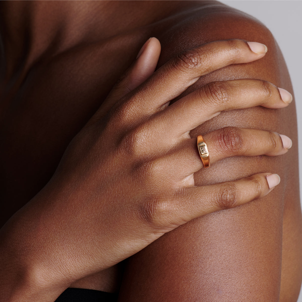 The Champagne Diamond Ring