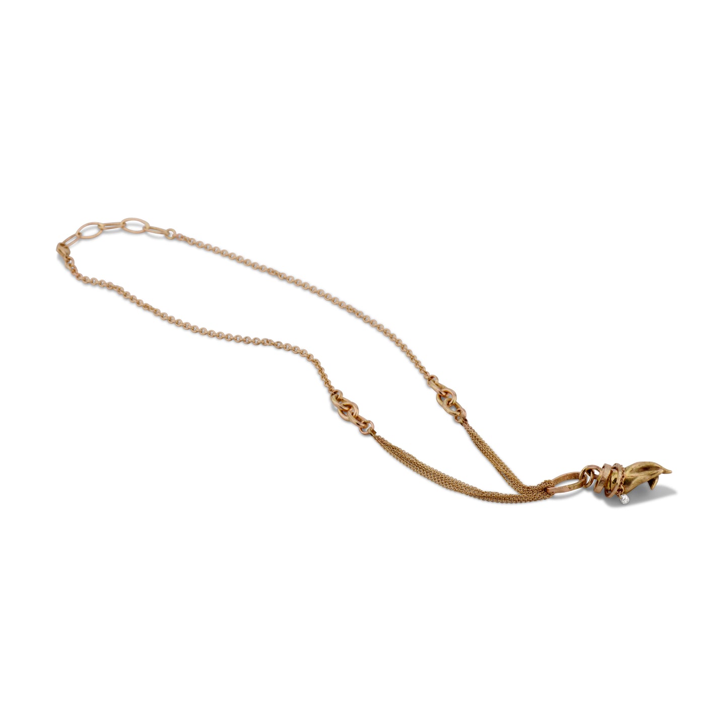 The Golden Hand with Diamond Bracelet
