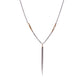 The White Gold Tassel Necklace